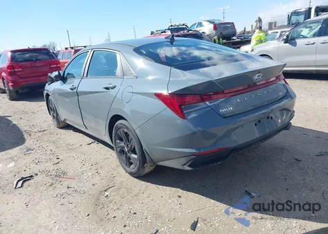 2022 Hyundai Elantra Hybrid Blue z USA, uszkodzony, nr VIN KMHLM4AJ0NU029073